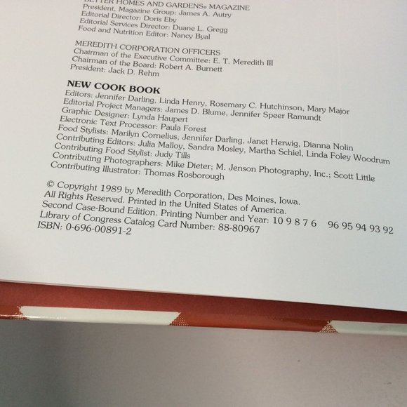 Better Homes and Gardens New Cook Book 1989 Hardcover Reprint Revised Edition - Picture 8 of 11